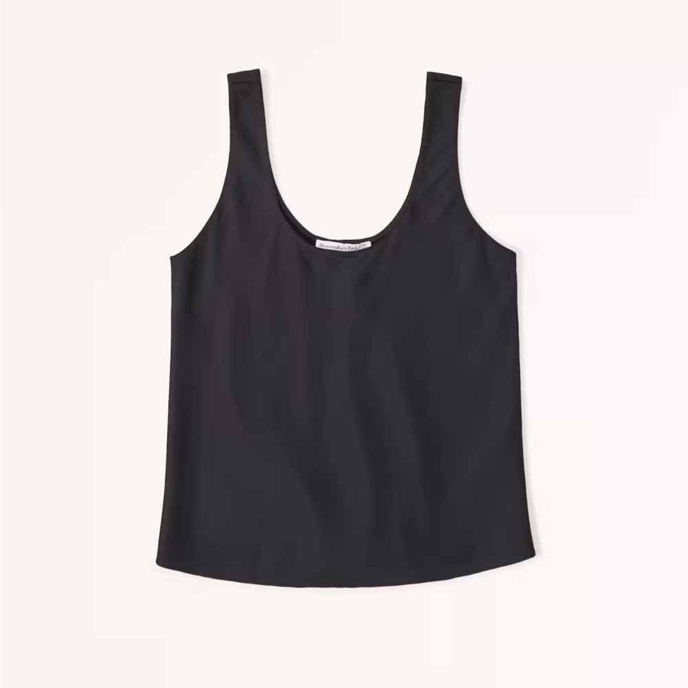 Abercrombie & Fitch Satin Scoopneck Cami